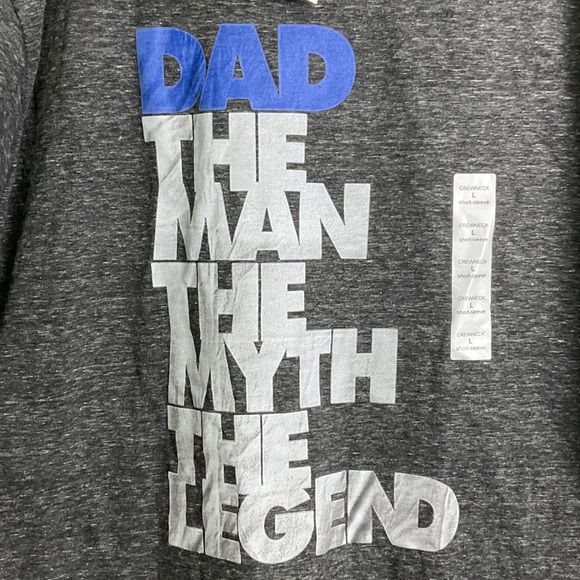 Charcoal Graphic Tee for Dads - Picture 3 of 5